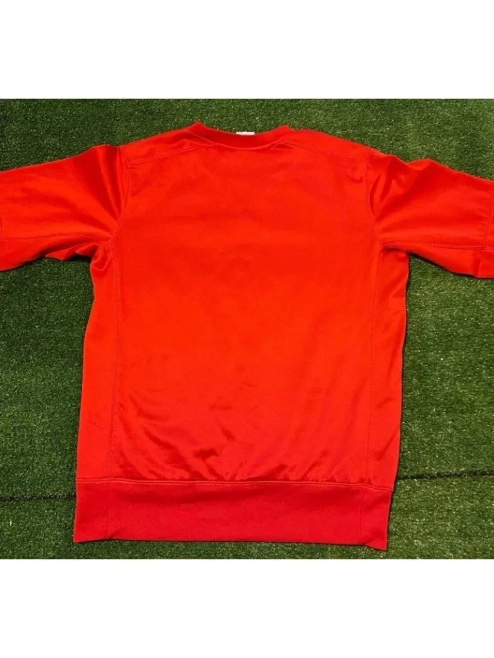 Ohio State Buckeyes sweatshirt mens small red nike crewneck dri fit football OSU